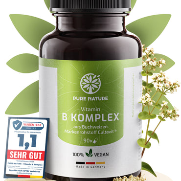 Vitamin B-Komplex aus gekeimtem Buchweizen - 90 Kapseln