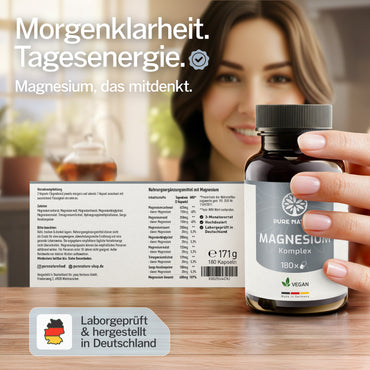Magnesium 7in1 hochdosierter Komplex - 180 Kapseln