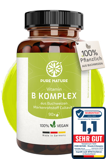 Vitamin B-Komplex aus gekeimtem Buchweizen - 90 Kapseln