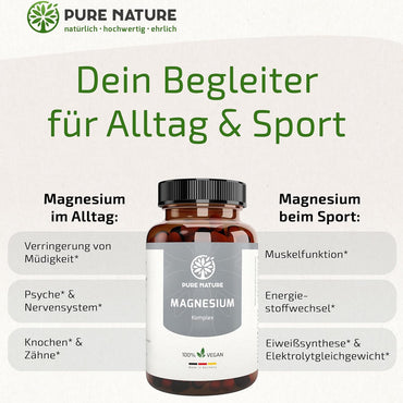 Magnesium 7in1 hochdosierter Komplex - 180 Kapseln