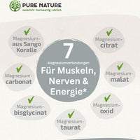 Magnesium 7in1 hochdosierter Komplex - 180 Kapseln