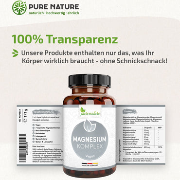 Magnesium 7in1 hochdosierter Komplex - 180 Kapseln