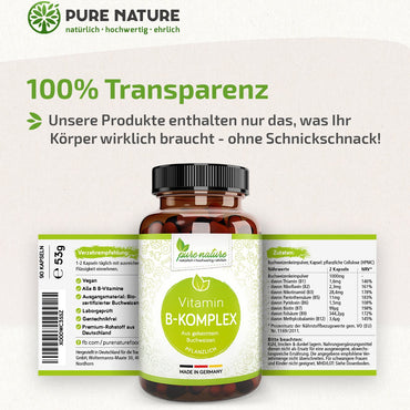 Vitamin B-Komplex aus gekeimtem Buchweizen - 90 Kapseln