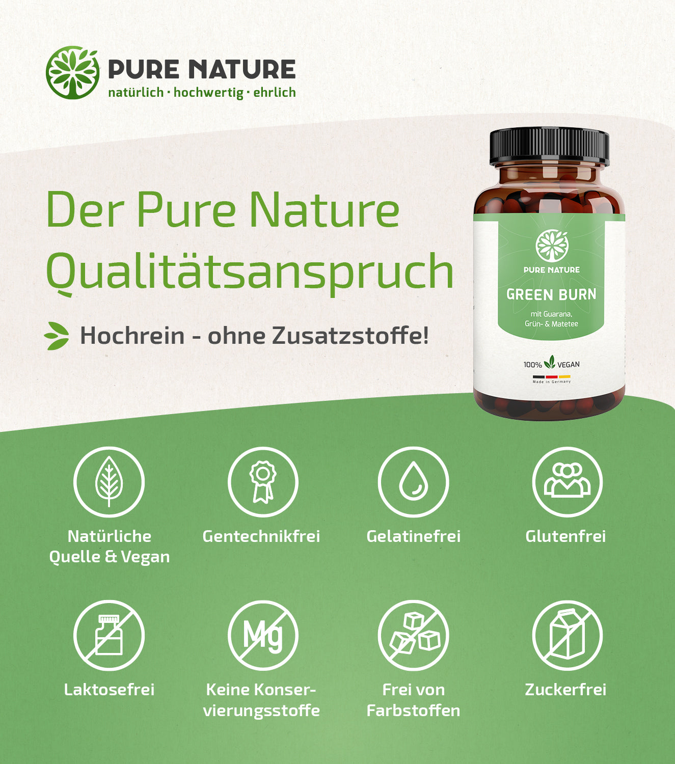 GREEN BURN - Stoffwechsel Komplex - 100 Kapseln